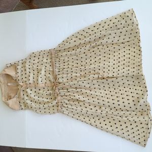 Mystree polka dot sheer dress